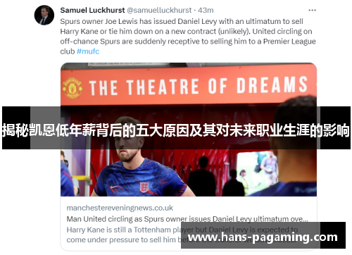 揭秘凯恩低年薪背后的五大原因及其对未来职业生涯的影响